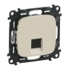 Розетка компьютерная 1-м Valena Allure RJ45 кат.5E UTP с лицев. панелью механизм сл. кость Leg 75384