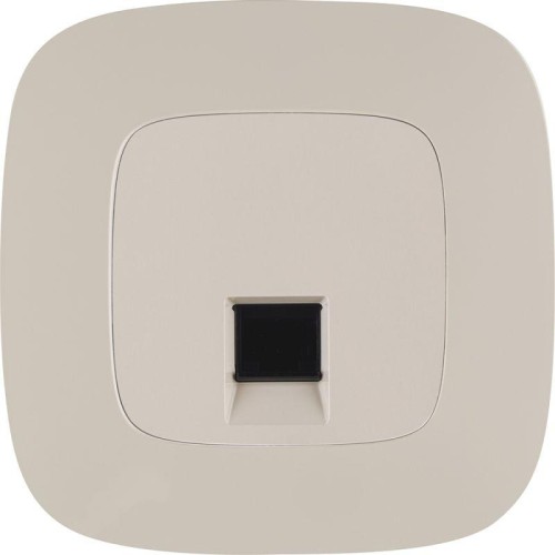 Розетка компьютерная 1-м Valena Allure RJ45 кат.5E UTP с лицев. панелью механизм сл. кость Leg 75384