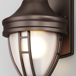 Светильник Rivoli 1х60Вт E27 IP44 бра настен. Maytoni O027WL-01B