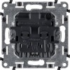 Розетка 1-м СП Valena Allure 16А IP20 250В 2P+E защ. шторки безвинтов. клеммы с лицев. панелью механ
