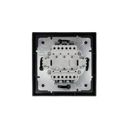 Выключатель 3-кл. СП ZIMA IP20 10А безвинт. зажим черн. бархат LEZARD 704-4288-109QC