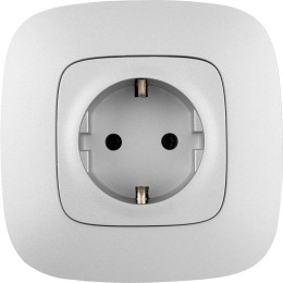 Розетка 1-м СП Valena Allure 16А IP2X 250В 2P+E безвинтов. клеммы с лицев. панелью механизм алюм. Le