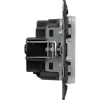 Розетка 1-м СП Valena Allure 16А IP2X 250В 2P+E безвинтов. клеммы с лицев. панелью механизм алюм. Le