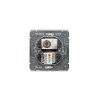 Розетка компьютерная + телевизионная СП ROUND MIELE RJ45 кат6+TV перламутр Kranz KR-78-0722-1