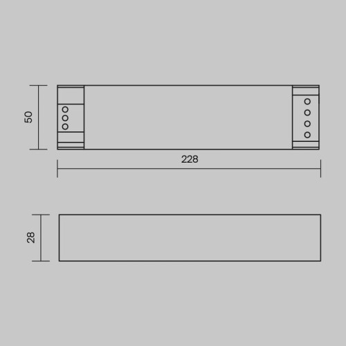 Блок питания 200Вт IP20 Maytoni PSL007-200W-48V-IP20