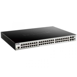 Коммутатор управляемый стекируемый DGS-1510-52XMP/A1A SmartPro 48 порт. 2-го уровня 2 10/100/1000Bas