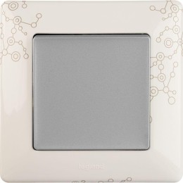 Выключатель 1-кл. СП Valena Life 10А IP20 250В 10AX с лицев. панелью безвинтов. зажимы механизм алюм