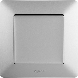 Выключатель 1-кл. СП Valena Life 10А IP20 250В 10AX с лицев. панелью безвинтов. зажимы механизм алюм