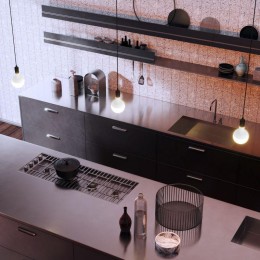 Лампа светодиодная Black 22Вт G125 шар 4100К нейтр. бел. E27 1900лм GAUSS 105102222