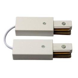 Соединитель для 2-х шинопроводов UBX-Q122 G25 WHITE 1 POLYBAG типа G гибкий 1ф бел. Volpe UL-0000963