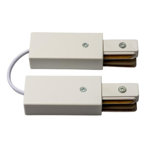 Соединитель для 2-х шинопроводов UBX-Q122 G25 WHITE 1 POLYBAG типа G гибкий 1ф бел. Volpe UL-0000963