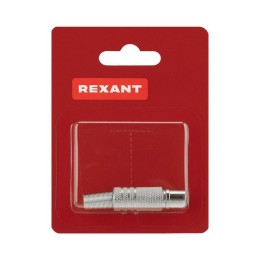 Разъем антенный на кабель штекер-TV никель с пружиной (блист.) Rexant 06-0016-A