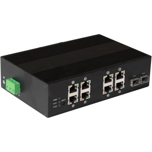 Коммутатор промышленный PoE SW-60802/IC на 10 портов OSNOVO 11058