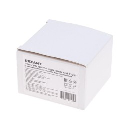 Терморегулятор механический R70XT с датчиком температуры пола и LED-индикатором 16А/5Вт черн. Rexant