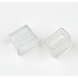 Зажим изолирующий UCW-N11 CLEAR 025 POLYBAG для светодиодных лент ULS-N11 NEON 24В 8х16мм прозр. (уп