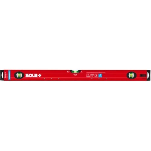 Уровень RED M 3 100 L=100см 3 глазка точн. 0.3мм/м SOLA 01813301