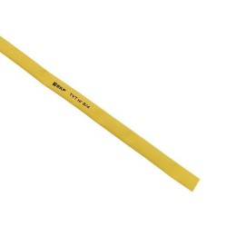 Трубка термоусадочная ТУТ нг 8/4 желт. (уп.100м) EKF tut-8-y