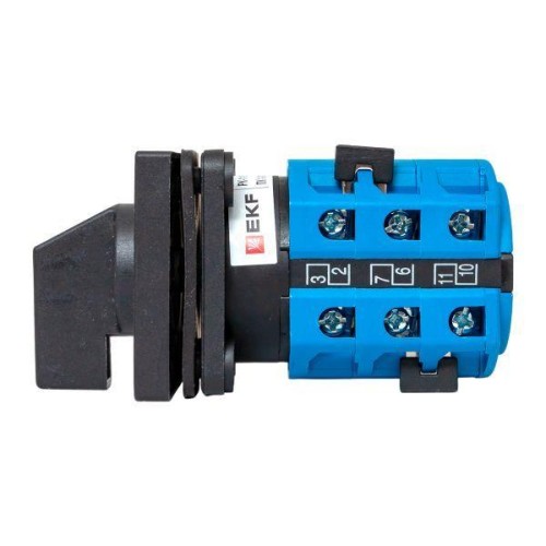 Переключатель кулачковый ПК-1-102 2п 25А "0-1-2-3" IP65 EKF pk-1-102-25-65