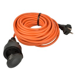Удлинитель 1х10м без заземл. 6А IP44 UG/UCK-1N/2х0.75/10M/O Orange ПВС 2х0.75 оранж. (бухта) Uniel U
