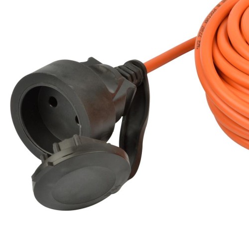 Удлинитель 1х10м без заземл. 6А IP44 UG/UCK-1N/2х0.75/10M/O Orange ПВС 2х0.75 оранж. (бухта) Uniel U