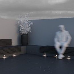 Светильник Biscotti 3Вт 3000К IP65 встраив. Maytoni O035-L3W3K