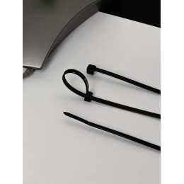 Хомут кабельный 3.6х350 нейл. черн. (уп.100шт) IEK UHH32-D036-350-100