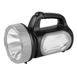 Фонарь-прожектор аккумуляторный AccuF7-L3W/L10-bk 3Вт 160лм + боков. панель 10х0.25Вт 50лм IP20 акку