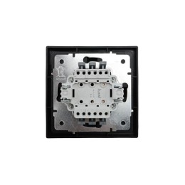 Выключатель проходной 1-кл. СП ZIMA IP20 10А безвинт. зажим черн. бархат LEZARD 704-4288-105QC