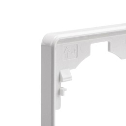 Рамка 2-м ROUND MIELE перламутр Kranz KR-78-0752-1