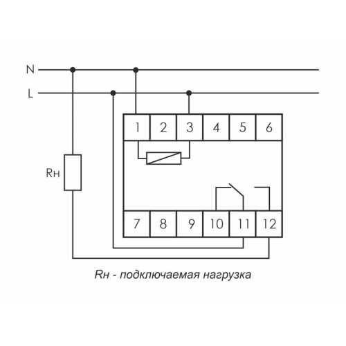 Реле времени PCA-512 8А 230В 1 перекл. IP20 задержка выключ. монтаж на DIN-рейке F&F EA02.001.001