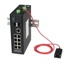 Коммутатор промышленный управляемый (L2+) Hi PoE SW-80802/ILS(port 90Вт 300Вт) Gigabit Ethernet на 8