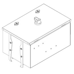 Коробка отбора мощности Plug-in без авт. выкл. 100А Cu 3L+N+PER IP55 IEK LB-100C4-35-PB-KOM-Y0