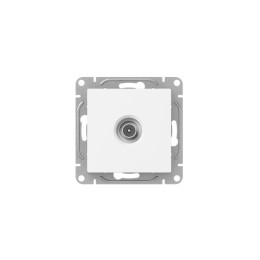 Розетка телевизионная оконечная TV СП Эпика механизм бел. EKF UP1-SOW-TV-3