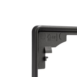 Рамка 2-м ROUND MIELE титан Kranz KR-78-0752-2