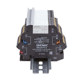 Реле интерфейсное 1CO ком. ток 6А AgSnO2 напряжение 230В AC/DC винтовые клеммы DKC IRK-230UC-1CO