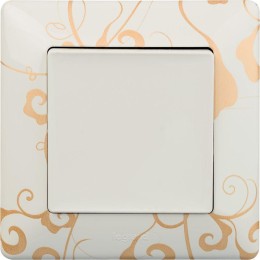 Выключатель 1-кл. СП Valena Life 10А IP20 250В 10AX с лицев. панелью безвинтов. зажимы механизм бел.