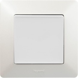 Выключатель 1-кл. СП Valena Life 10А IP20 250В 10AX с лицев. панелью безвинтов. зажимы механизм бел.