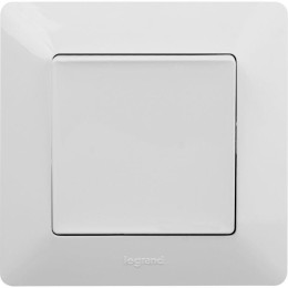 Выключатель 1-кл. СП Valena Life 10А IP20 250В 10AX с лицев. панелью безвинтов. зажимы механизм бел.