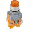 Кнопка D7-11DNZS d22мм 1НО+1НЗ с подсветкой и фиксацией желт. GENERICA BBT50-11DNZS-3-11-K05-G