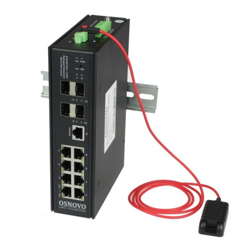 Коммутатор промышленный управляемый (L2+) Ultra PoE SW-80804/ILS(port 90Вт 720Вт) Gigabit Ethernet н