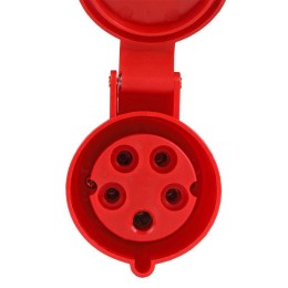 Розетка кабельная 225 32А 380AC 3P+PE+N 6ч IP44 КЭАЗ 222753