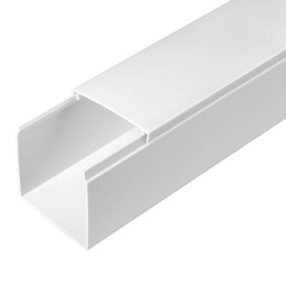 Кабель-канал 60х60 L2000 с двойн. замком бел. Промрукав PR.056060