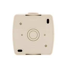 Розетка 1-м ОП Nata 16А IP20 без заземл. керамика крем. LEZARD 710-0300-121