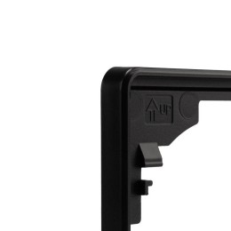 Рамка 2-м ROUND MIELE оникс Kranz KR-78-0752-3