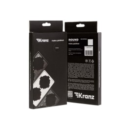 Рамка 2-м ROUND MIELE оникс Kranz KR-78-0752-3