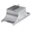 Крышка-ответвитель TSS (плоск) 200/80 в комплекте с крепеж. эл. DKC 37234KHDZ