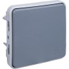 Переключатель проходной 1-кл. 1п СП Plexo 10А IP55 10AX механизм сер. Leg 069511