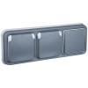 Переключатель проходной 1-кл. 1п СП Plexo 10А IP55 10AX механизм сер. Leg 069511