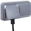 Переключатель проходной 1-кл. 1п СП Plexo 10А IP55 10AX механизм сер. Leg 069511