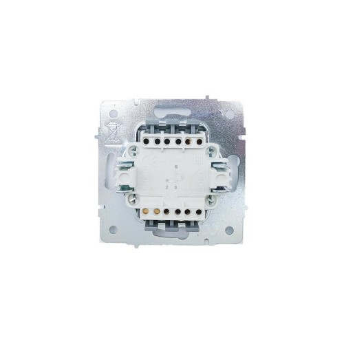 Выключатель проходной 1-кл. с индик. СП ZIMA IP20 10А безвинт. зажим бел. LEZARD 704-0288-114QC